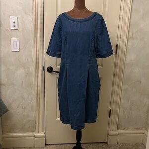 Boden Classic Blue Midi Dress